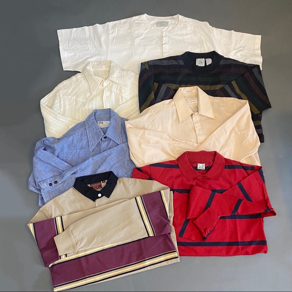 Bundle lot of mens shirts mixed styles & brands